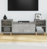 VidaXL Tv-meubel 160x35x55 cm bewerkt hout betongrijs