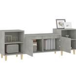 VidaXL Tv-meubel 160x35x55 cm bewerkt hout betongrijs
