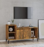 VidaXL Tv-meubel 100x35x55 cm bewerkt hout gerookt eikenkleurig