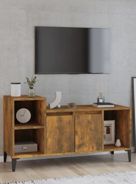 VidaXL Tv-meubel 100x35x55 cm bewerkt hout gerookt eikenkleurig
