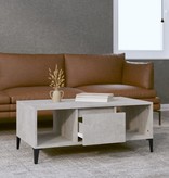 VidaXL Salontafel 90x50x36,5 cm bewerkt hout betongrijs
