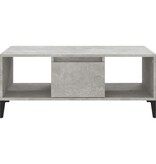 VidaXL Salontafel 90x50x36,5 cm bewerkt hout betongrijs