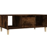 VidaXL Salontafel 90x50x36,5 cm bewerkt hout gerookt eikenkleurig