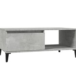 VidaXL Salontafel 90x50x36,5 cm bewerkt hout betongrijs