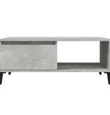 VidaXL Salontafel 90x50x36,5 cm bewerkt hout betongrijs