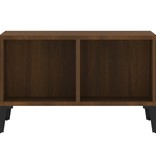 VidaXL Salontafel 60x50x36,5 cm bewerkt hout bruineikenkleurig