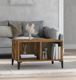 VidaXL Salontafel 60x50x36,5 cm bewerkt hout gerookt eikenkleurig