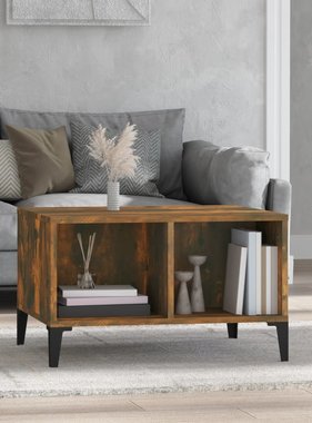 VidaXL Salontafel 60x50x36,5 cm bewerkt hout gerookt eikenkleurig