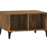 VidaXL Salontafel 60x50x36,5 cm bewerkt hout gerookt eikenkleurig