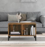 VidaXL Salontafel 60x50x36,5 cm bewerkt hout gerookt eikenkleurig