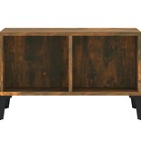 VidaXL Salontafel 60x50x36,5 cm bewerkt hout gerookt eikenkleurig