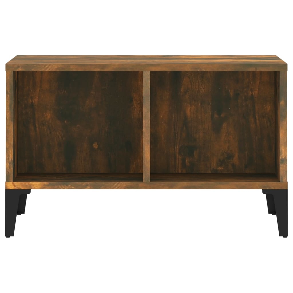 VidaXL Salontafel 60x50x36,5 cm bewerkt hout gerookt eikenkleurig