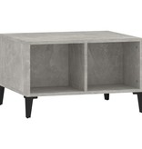 VidaXL Salontafel 60x50x36,5 cm bewerkt hout betongrijs