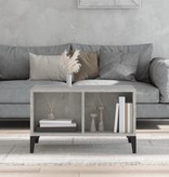 VidaXL Salontafel 60x50x36,5 cm bewerkt hout betongrijs