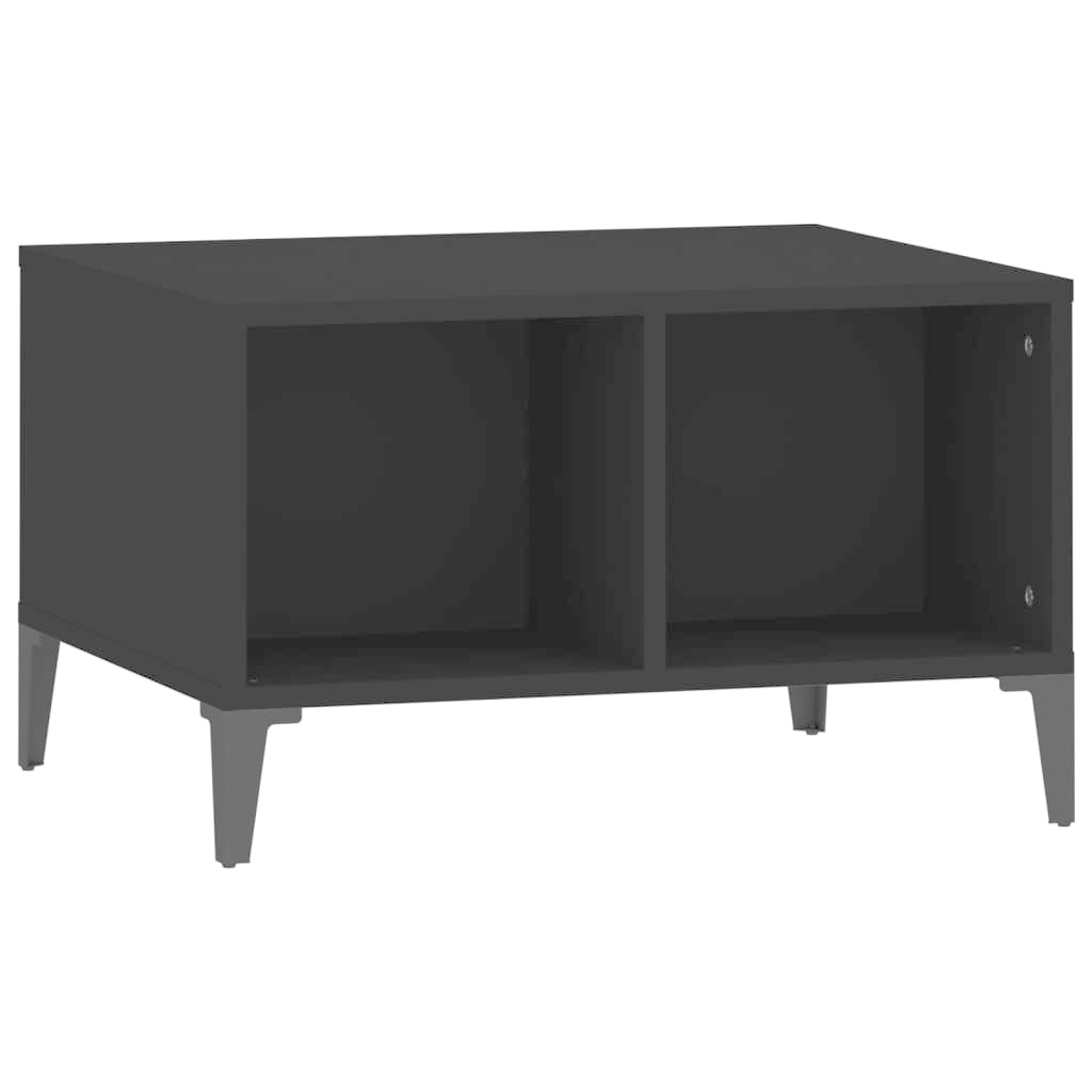 VidaXL Salontafel 60x50x36,5 cm bewerkt hout zwart