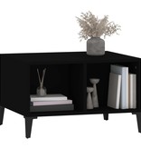 VidaXL Salontafel 60x50x36,5 cm bewerkt hout zwart