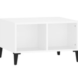 VidaXL Salontafel 60x50x36,5 cm bewerkt hout wit