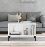 VidaXL Salontafel 60x50x36,5 cm bewerkt hout wit