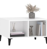 VidaXL Salontafel 60x50x36,5 cm bewerkt hout wit