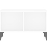 VidaXL Salontafel 60x50x36,5 cm bewerkt hout wit