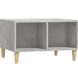 VidaXL Salontafel 60x50x36,5 cm bewerkt hout betongrijs