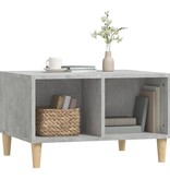 VidaXL Salontafel 60x50x36,5 cm bewerkt hout betongrijs