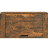 VidaXL Wandschoenenkast 70x35x38 cm massief grenenhout gerookt eiken