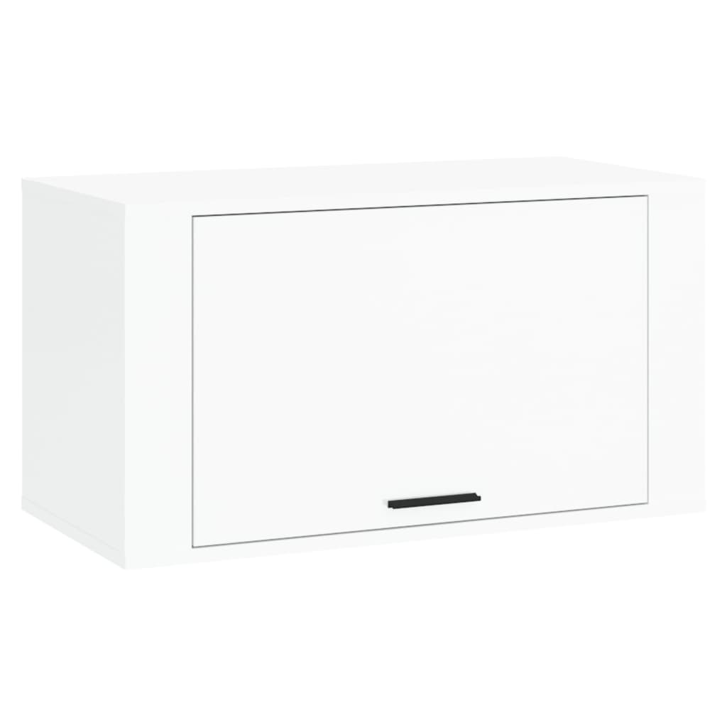 VidaXL Schoenenkast wandgemonteerd 70x35x38 cm bewerkt hout wit