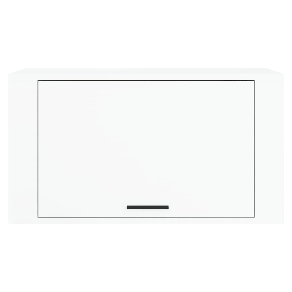 VidaXL Schoenenkast wandgemonteerd 70x35x38 cm bewerkt hout wit