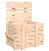 VidaXL Opbergbox 58x40,5x42 cm massief grenenhout
