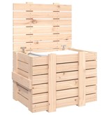 VidaXL Opbergbox 58x40,5x42 cm massief grenenhout
