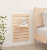 VidaXL Nachtkastjes wandgemonteerd 2 st massief grenenhout