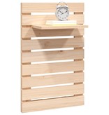 VidaXL Nachtkastjes wandgemonteerd 2 st massief grenenhout