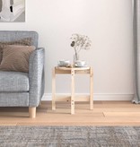 VidaXL Salontafel Ø 42,5x45 cm massief grenenhout