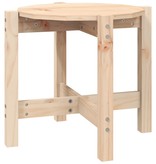 VidaXL Salontafel Ø 52,5x45 cm massief grenenhout