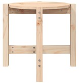VidaXL Salontafel Ø 52,5x45 cm massief grenenhout