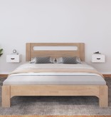 VidaXL Nachtkastjes 2 st wandgemonteerd 40x29,5x22 cm wit