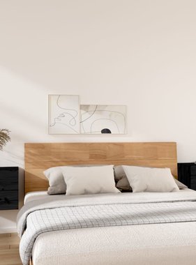 VidaXL Nachtkastjes 2 st wandgemonteerd 50x36x40 cm zwart