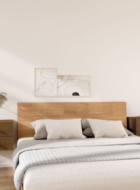 VidaXL Nachtkastjes 2 st wandgemonteerd 50x36x40 cm honingbruin