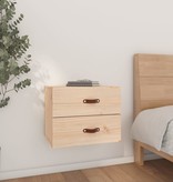 VidaXL Nachtkastje wandgemonteerd 50x36x40 cm