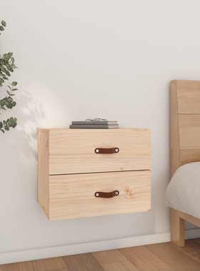 VidaXL Nachtkastje wandgemonteerd 50x36x40 cm