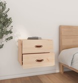 VidaXL Nachtkastje wandgemonteerd 50x36x40 cm