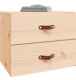 VidaXL Nachtkastje wandgemonteerd 50x36x40 cm