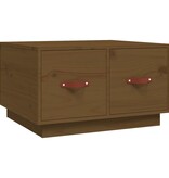 VidaXL Salontafel 60x53x35 cm massief grenenhout honingbruin