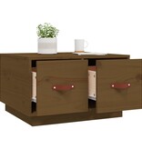 VidaXL Salontafel 60x53x35 cm massief grenenhout honingbruin