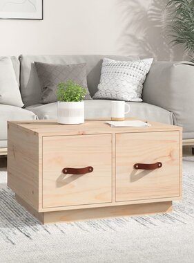 VidaXL Salontafel 60x53x35 cm massief grenenhout