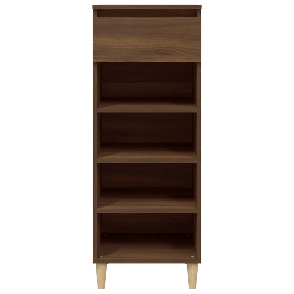 VidaXL Schoenenkast 40x36x105 cm bewerkt hout bruineikenkleurig