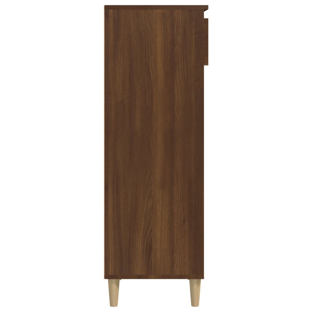 VidaXL Schoenenkast 40x36x105 cm bewerkt hout bruineikenkleurig