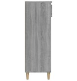 VidaXL Schoenenkast 40x36x105 cm bewerkt hout grijs sonoma
