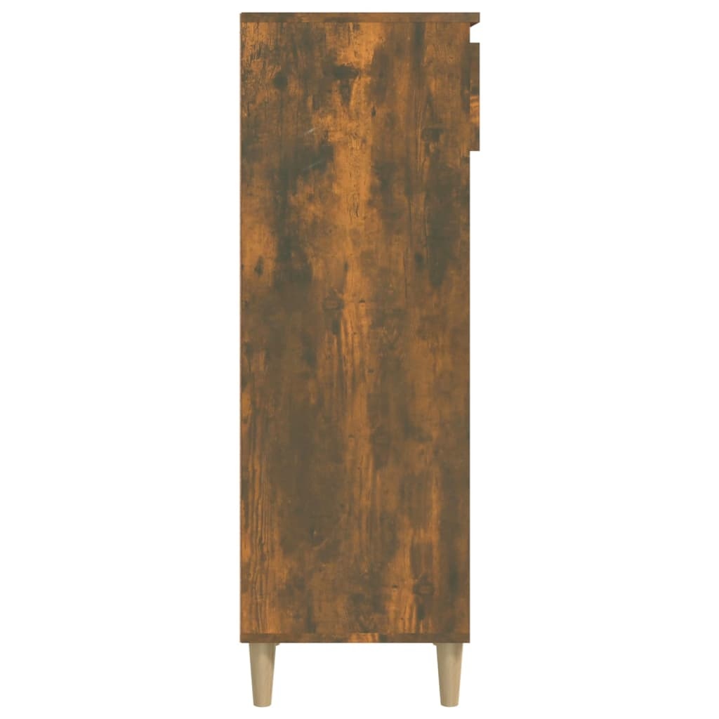 VidaXL Schoenenkast 40x36x105 cm bewerkt hout gerookt eikenkleurig